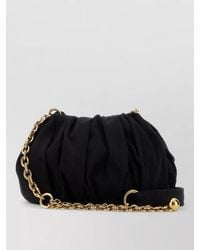 Chloé - Canvas Plissé Shoulder Bag Chain - Lyst