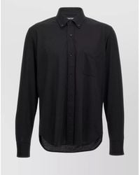 Tom Ford - Shirt Silk Cotton Collar Button-Down - Lyst