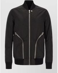 Rick Owens - Heizer Flight Regular Fit Casual Bomber Jacket - Lyst