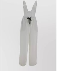 Brunello Cucinelli - Wide Leg Elastic Waistband Trousers - Lyst