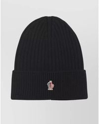 Moncler - Ribbed Knit Hat Turn-Up Cuff - Lyst