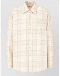 Our Legacy - Checked Shirt Long Sleeves Buttoned Cuffs - Lyst