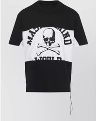 MASTERMIND WORLD - Drawstring Graphic Crew Neck Block T-Shirt - Lyst