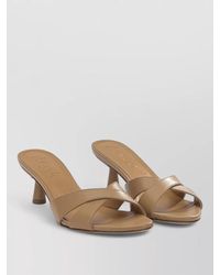 Aeyde - Vero Sandals 50Mm Mid Heel Cross Strap - Lyst