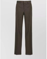 Fendi - Wool Regular-Fit Trousers - Lyst