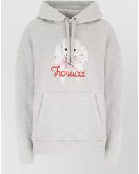 Fiorucci - Hooded Top Kangaroo Pocket Ribbed Cuffs - Lyst