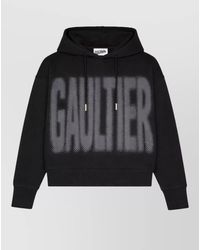 Jean Paul Gaultier - Hoodie Logo Print Long Sleeve Top - Lyst