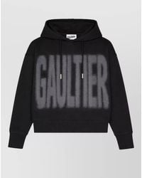 Jean Paul Gaultier - Hoodie Logo Print Long Sleeve Top - Lyst