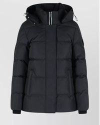Moose Knuckles - Hooded Quilted Down Jacket Pockets - Lyst
