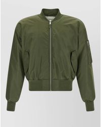 Entire studios - Nylon Bomber Jacket Front And Sleeve Pockets - Lyst
