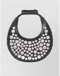 STAUD - Moon Small Leather Shoulder Bag - Lyst
