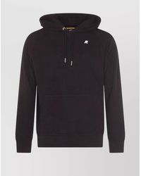 K-Way - Hooded Sweatshirt Featuring Kangaroo Pocket - Lyst