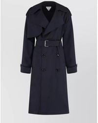 Bottega Veneta - Belted Double-Breasted Wool Trench Coat - Lyst