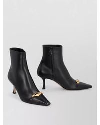 Jimmy Choo - Ryker Leather Ankle Boots Pointed Toe Stiletto - Lyst