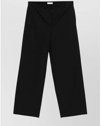 TOTEME - Straight Leg Trousers Twisted Seams - Lyst