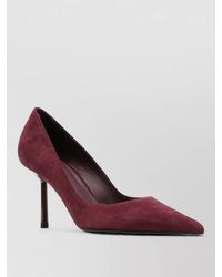 Le Silla - High Heel Pumps Pointed Toe Stiletto Suede - Lyst