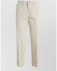 Briglia 1949 - Chino Trousers Stretch Cotton Tailored Cut - Lyst