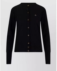 Vivienne Westwood - Ribbed Crewneck Knitwear With Cuffs And Hem - Lyst