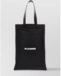 Jil Sander - Market Tote Large Canvas Tote Bag - Lyst