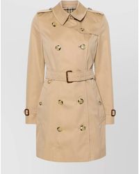 Burberry - Chelsea Cotton Double-Breasted Trench Coat - Lyst