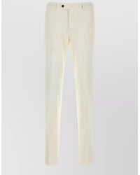 PT Torino - Stretch Cotton Blend Joggers Trousers Belt Loops - Lyst