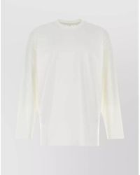 Y-3 - Oversize Crew Neck T-Shirt With Graphic Print - Lyst