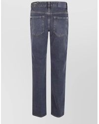 7 For All Mankind - Calie Straight Leg Stormwave Denim Trousers - Lyst