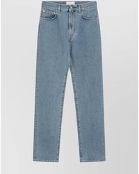 Loulou de Saison - Denim Straight-Leg Jeans - Lyst