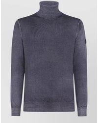 Peuterey - Turtleneck Sweater Long Sleeves Arm Patch - Lyst