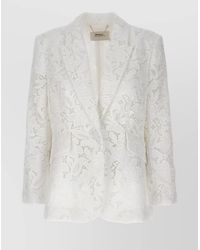 Zimmermann - 'Natura Lace' Blazer - Lyst
