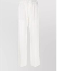 Alberto Biani - High-Rise Wide-Leg Trousers - Lyst