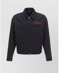 Amiri - Embroidered Jacket With Front Pocket And Collar - Lyst