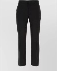 Off-White c/o Virgil Abloh - Virgin Wool Slim-Fit Straight-Leg Tailored Trousers - Lyst
