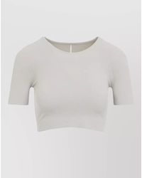 Wolford - Seamless Fitted Cropped T-Shirt - Lyst