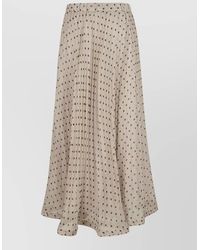 P.A.R.O.S.H. - Pleated Polka Dot Midi Skirt - Lyst