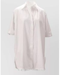 Niccolò Pasqualetti - Cotton Poplin Short-Sleeve Shirt - Lyst