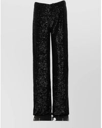 P.A.R.O.S.H. - Sequined Wide-Leg Trousers - Lyst
