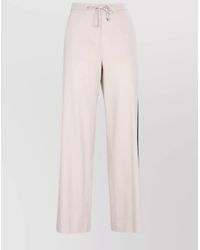 Max Mara - Wool Relaxed-Fit Wide-Leg Trousers - Lyst
