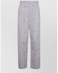 Jacquemus - Pyjama Trousers Striped Elastic Waist Embroidery - Lyst