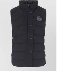 Canada Goose - High Collar Padded Coat Side Pockets - Lyst