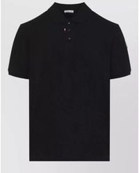 Moncler - Short Sleeve Shirt Polo Collar Style - Lyst