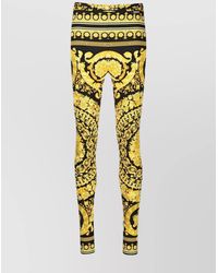 Versace - Stretch Fit Barocco Print Leggings - Lyst