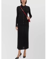 Kiton - Wool High-Rise Knit Skirt - Lyst