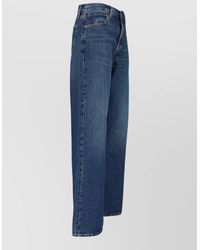 FRAME - Straight-Leg Wide-Leg Trousers - Lyst