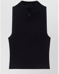 Courreges - Sleeveless High Neck Top - Lyst