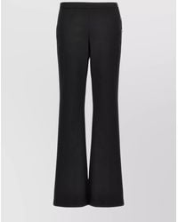 Courreges - Wool Flared Trousers - Lyst