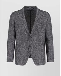 Tagliatore - Tailored Suit Jacket Notch Lapel - Lyst