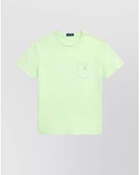 Ralph Lauren - Logo Crew Neck T-Shirt With Pocket - Lyst