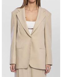 FEDERICA TOSI - Tencel Oversized Blazer - Lyst
