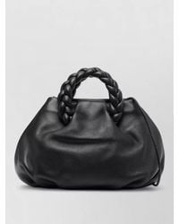Hereu - Bombon Leather Mini Bag Braided Handles - Lyst